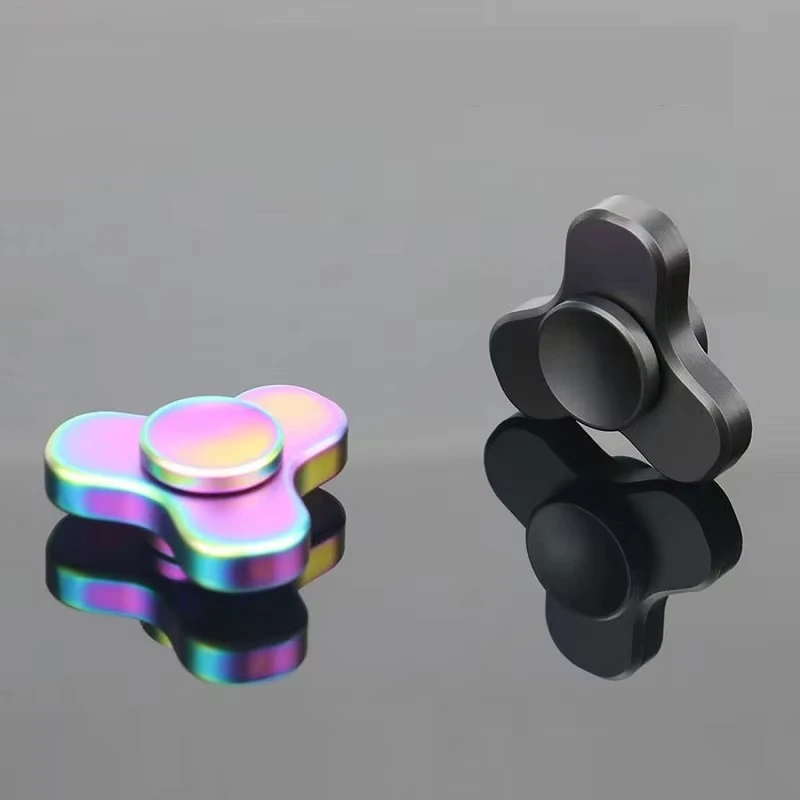 1PC 미니 Fidget Spinner 합금 EDC 회전 탑 스트레스 릴리버 ADHD가있는 어린이를위한 안티 스트레스 장난감 자이로 스코프