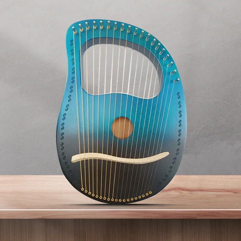 Lyre 19 Strings Lyre Harp Piano High-quality Harp 19 Strings Mahogany Musical Instrument With Spare String Storage Bag
