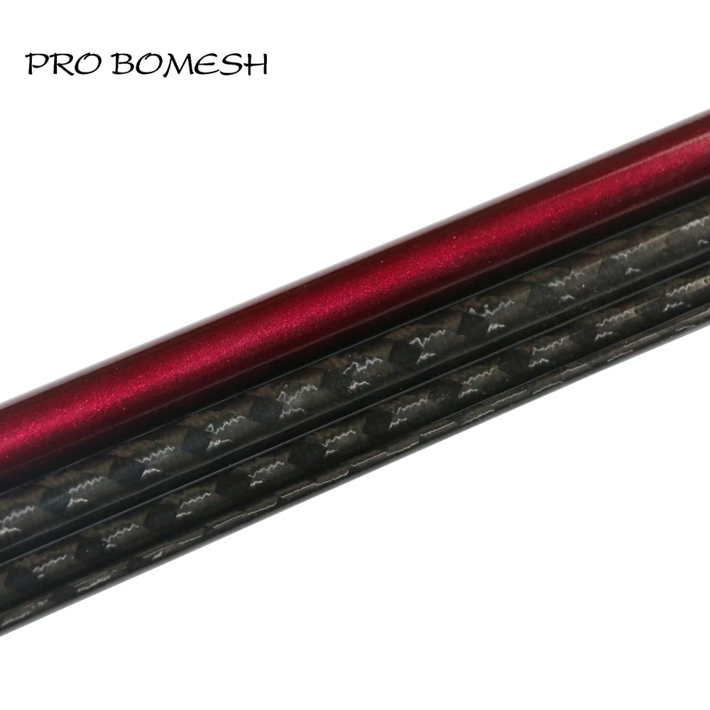 Pro Bomesh 1 Set M ML 2.1m 7FT 4 Section Xrays Wrapping Travel Fishing Rod  Blank DIY Building Component Cane