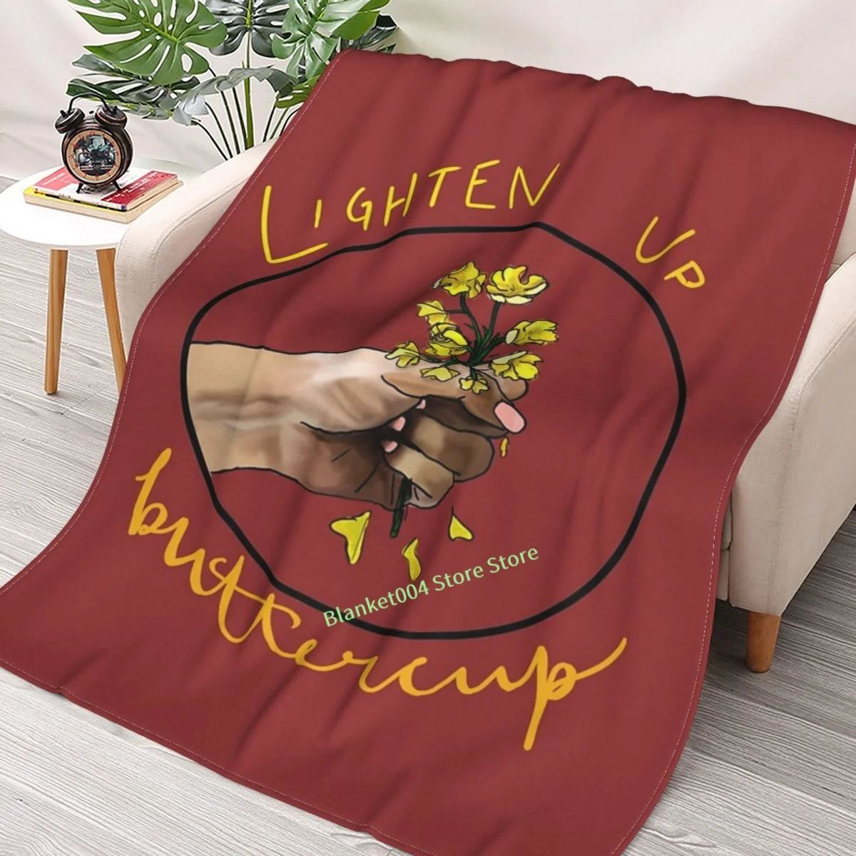 

Buttercup - Hippo Campus Throw Blanket 3D printed sofa bedroom decorative blanket children adult Christmas gift