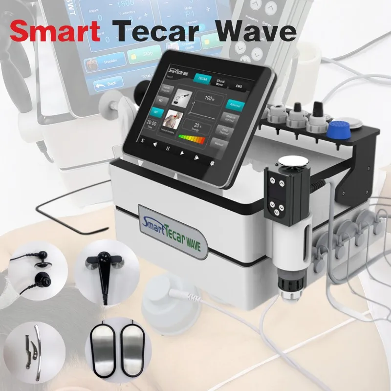 

Smart tecar wave Therapy Machine ESWT For Treatment Peyronie's Reduction Extracorporeal Diathermy Monopole Radio Frequency
