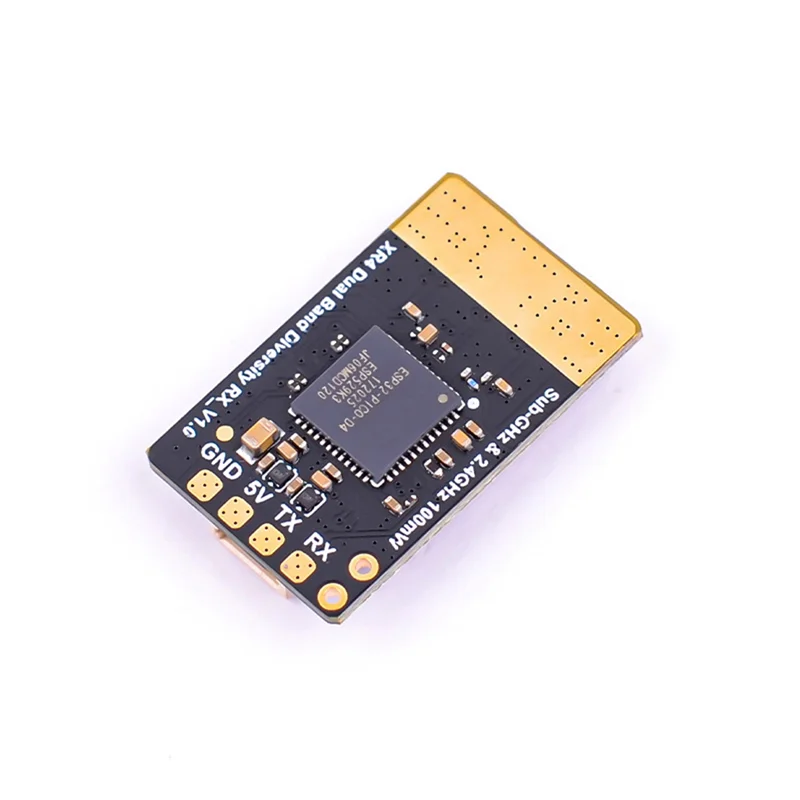 【T07A】R4 Gemini-X Ricevitore ELRS dual band 2.4GHZ/SUB-G 900MHZ RX con antenna tipo T per parti di droni RC FPV - immagine 3