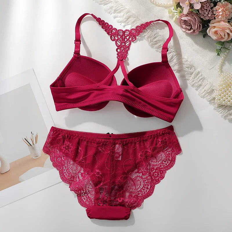 Women's Lingerie Ultra Sexy Lingеrie Female Underwear Lace Lingerie Set Woman Hot Lingeries Sets for Women Bra and Panty Set