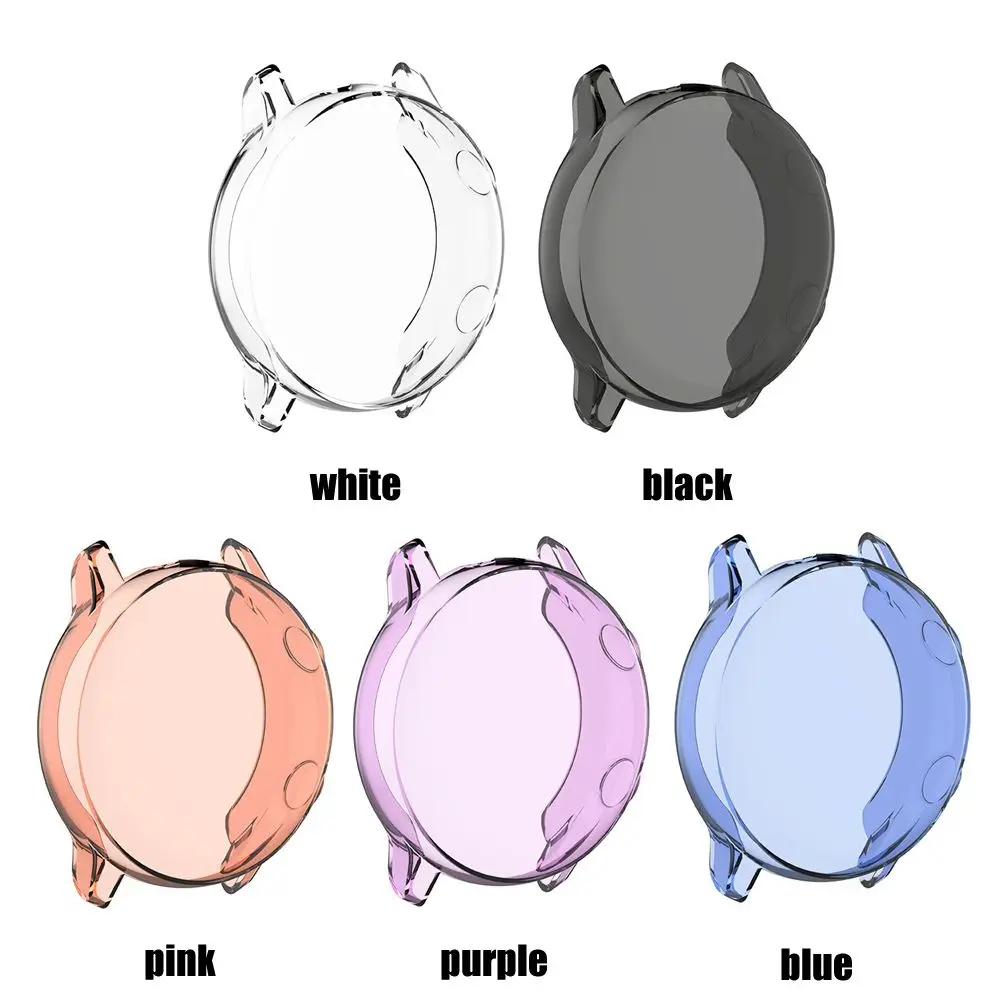 스마트 워치 보호 케이스 슬림 TPU 화면 보호 쉘 실리콘 풀 케이스 커버, 삼성 갤럭시 워치 액티브 SM-R500 40mm