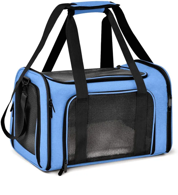 Cat Bag Large Capacity Outing Handbag Portable Bag cannot be expanded Pet Bag Crossbody Breathable Cat Cage Dog Backpack 4