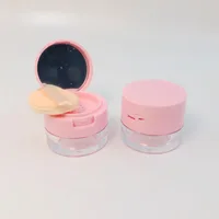 Portable mini portable travel powder packaging box, isolation mesh powder box, convenient elastic mesh powder flipping 1