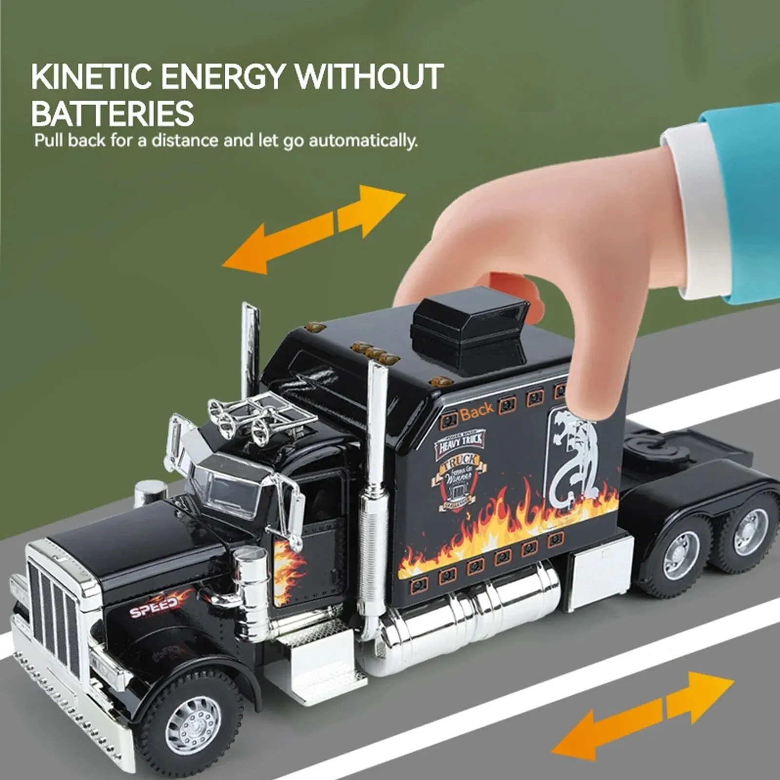 Peterbilt MODEL 389 トレーラーミニカー 1:24 ピータービルト 389 トラクタートラック合金モデルカーの