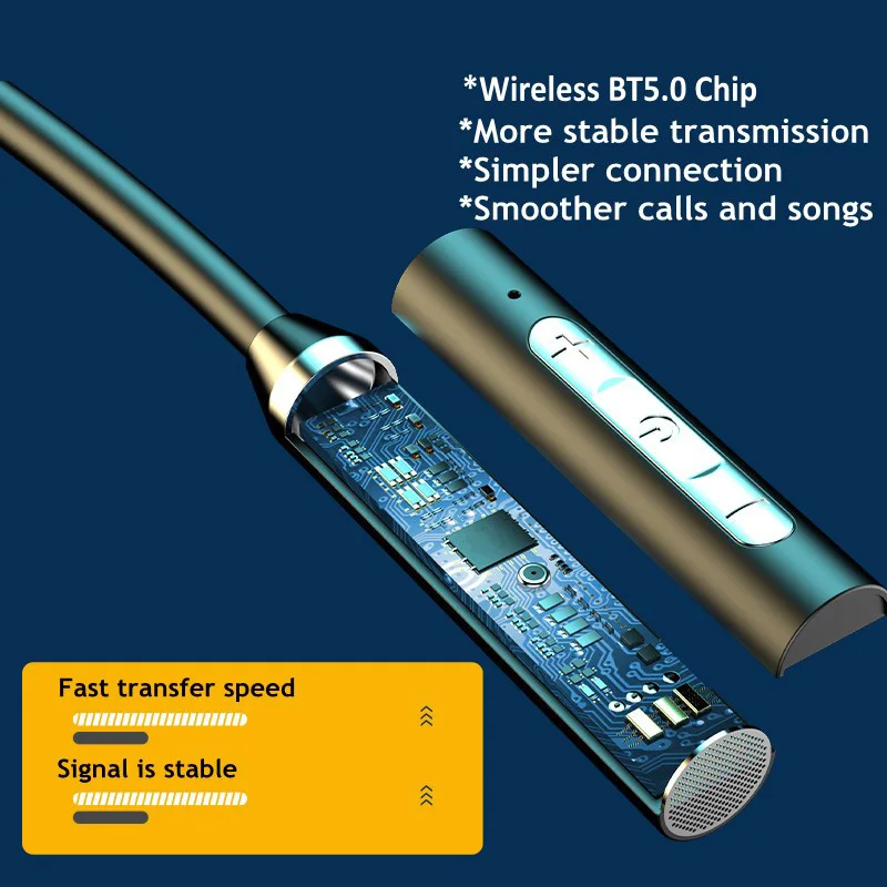 B3 TWS Bluetooth слушалки, магнитни спортни безжични слушалки с лента за врат, 9D HiFi слушалки с микрофон, шумопотискащи слушалки за телефон