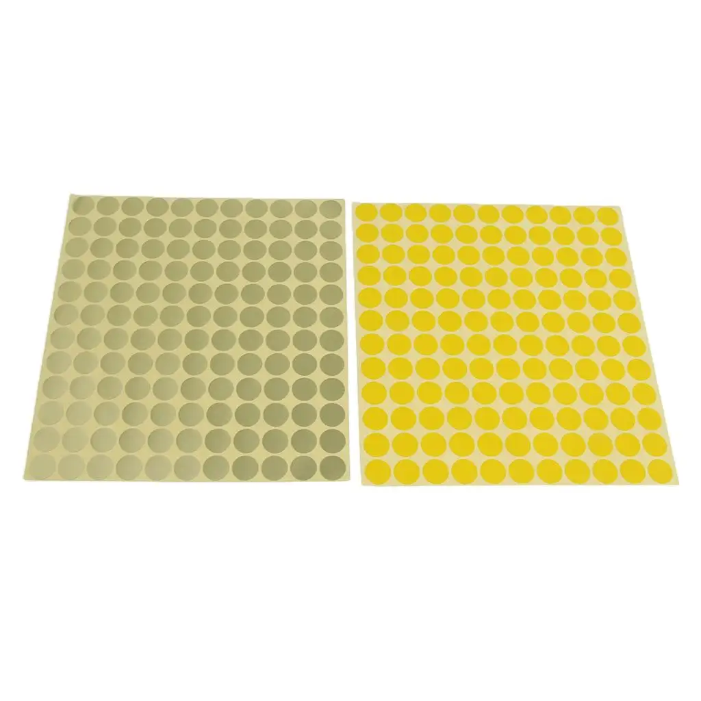 에센셜 오일 컬러 코드 병 라벨, 라운드 도트 스티커, 7 장