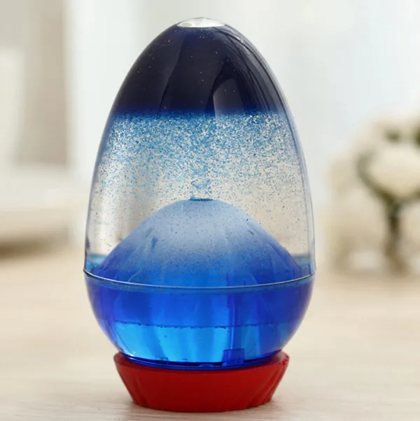Movement Liquid Hourglass Creative Volcano Oil Sandglass Home Decor Craft Glass Ornaments Sand Timer Christmas Valentine Gifts 2