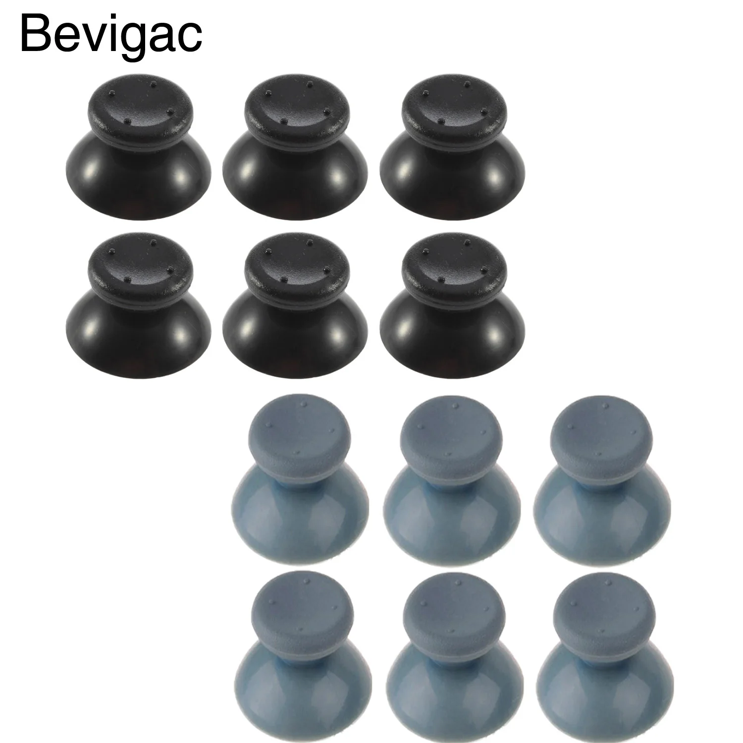Bevigac 6PCS Plastic Replacement Thumb Stick Joystick Caps Grips Covers