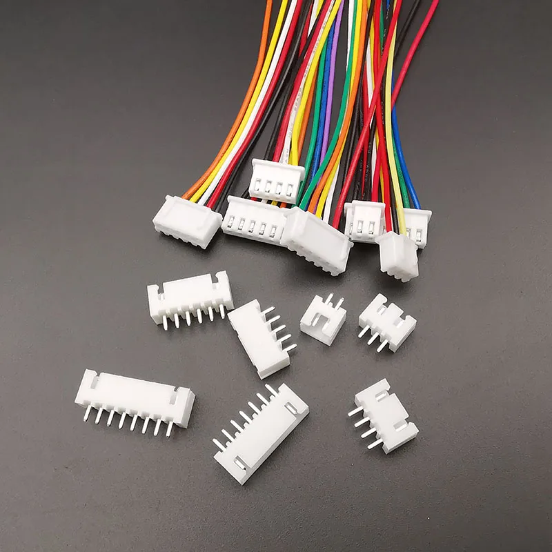 5Sets Micro JST XH2.54 2.54mm Pitch 2/3/4/5/6/7/8 Pin