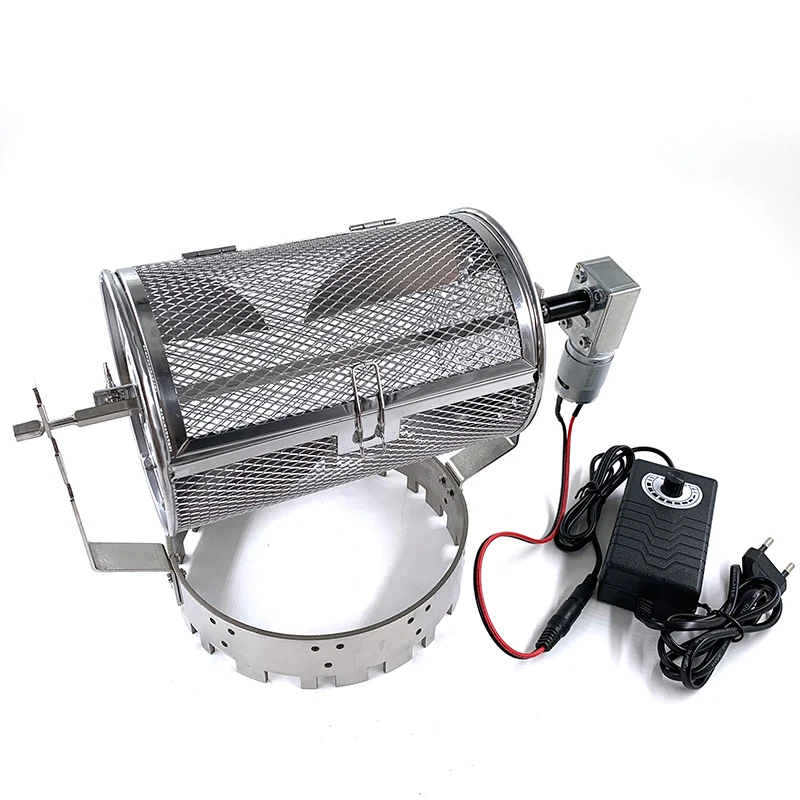 Description Picture 3 of itemElectric Manual Coffee Roaster Coffee Bean Nuts Baking Machine Home Outdoor Roasting Machine Stainless Steel