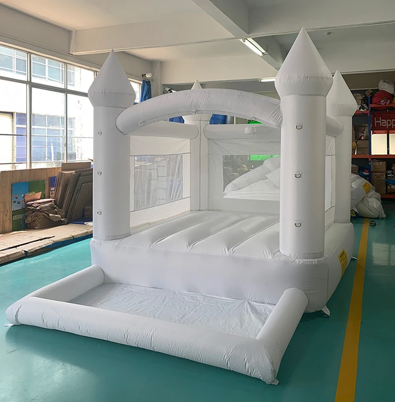 YARD White Bounce House Series Inflatable Jumping Castle Bouncy House For Kids With Blower PVC/Nylon Children Kids Play Toys 2