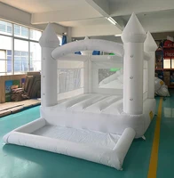 YARD White Bounce House Series Inflatable Jumping Castle Bouncy House For Kids With Blower PVC/Nylon Children Kids Play Toys 2