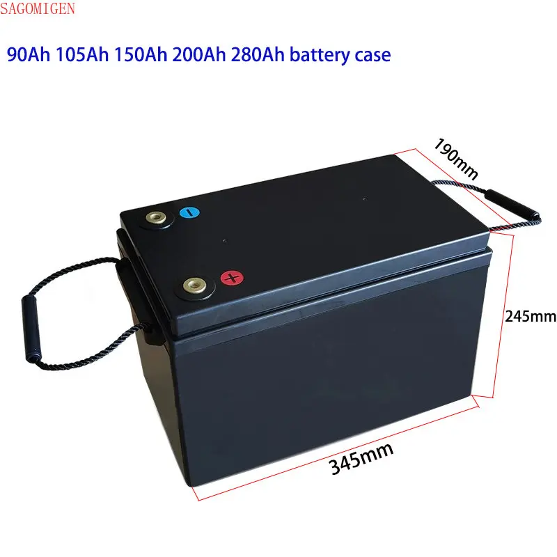12v 24V Lifepo4 Battery Case 50Ah 90Ah 105Ah 200Ah 280Ah 320Ah Solar