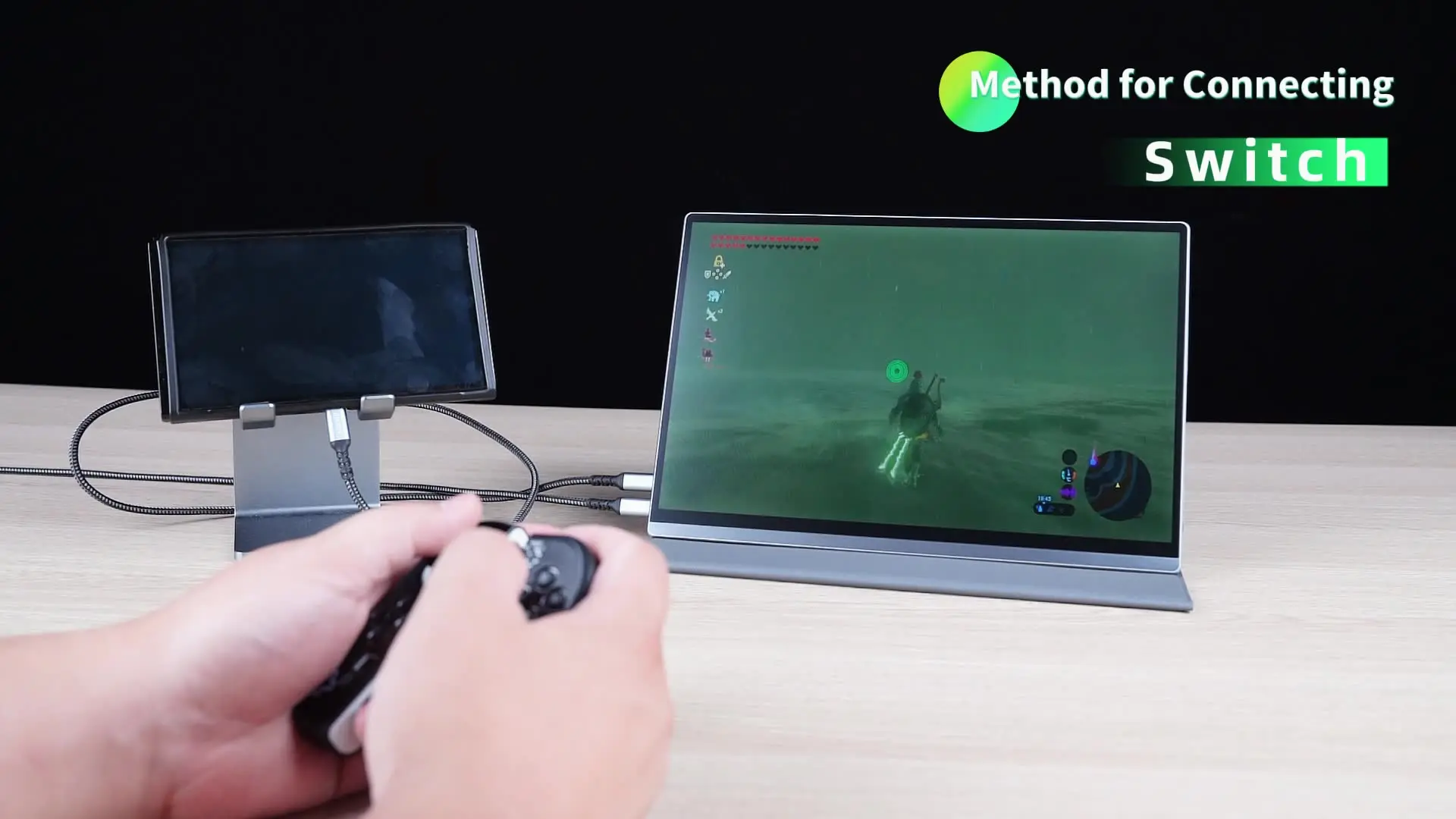 Intehill-4Kインチポータブルモニター,13.4x3840,u13za,xbox,ps4,5