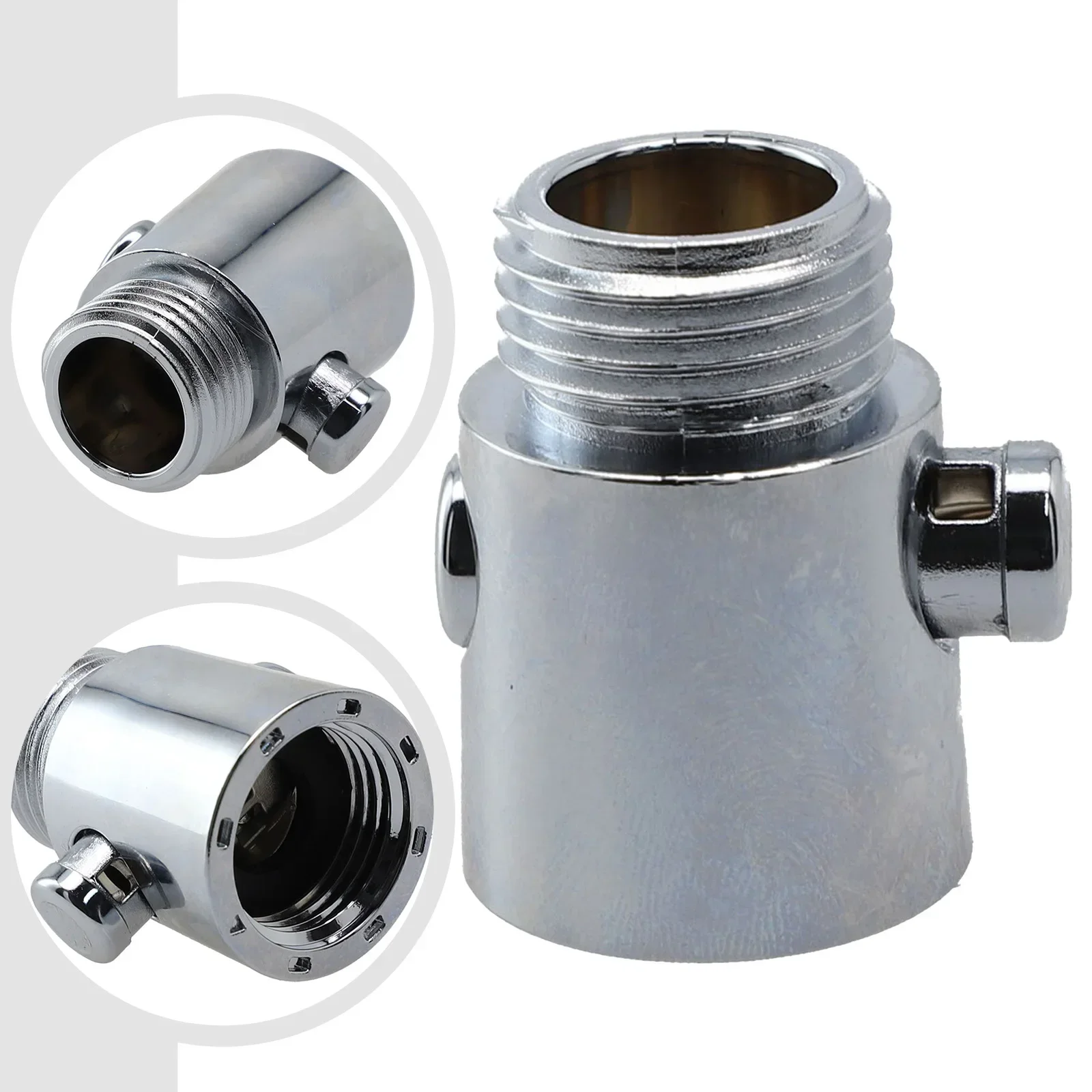 ABS Shower Head Arm Diverter Valves Bidet Sprayer Head Water Shut Off Angle Valve Flow Regulator Stop Switch Bathroom Accessory