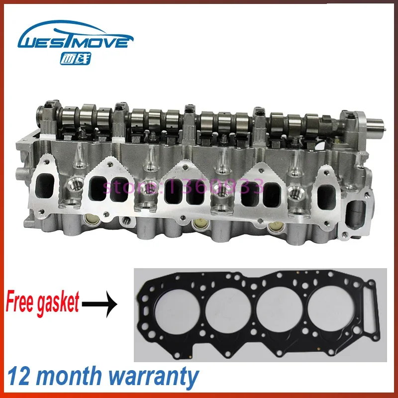 complete cylinder head assembly for Ford Ranger Mazda MPV B2500 2499CC 2.5 D SOHC 12V 1998- engine : WL WLT WL1110100E 908 744