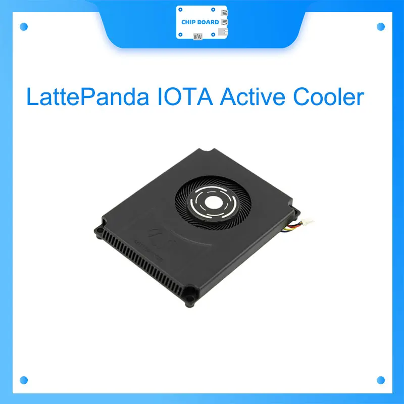 Enfriador activo LattePanda IOTA con disipador térmico y ventilador de aluminio para mayor rendimiento térmico