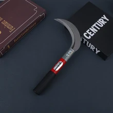  Multifunction High Manganese Steel Double Scythe Ax Gardening Weeding Grass Sickle Farming Handheld Clearing Sickle Garden Tools 