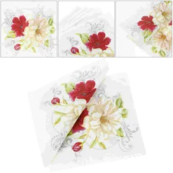 40 PCS Ornament Wedding Wedding Decorationsations Practical Party Dining Table Premium Delicate Printed Safe Baby