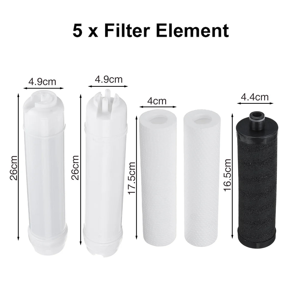 Faucet Tap Water Filter Cartridge Kits for 3+2 Ultrafiltration Drinking Water Filter System Home