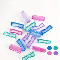 Cleaning Nail Brush Tools File Nail Art Manicure Pedicure Soft Remove Dust Plastic Dust Cleaning Brushes 2