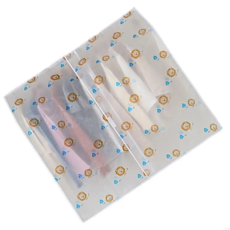 28TC 더러움 매달려있는 옷 보호자 클리어 랙 커버 오랫동안 긴 코트를위한 주최자