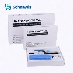 Dental Orthodontic Tooth Gem Full Adhesive Esthetic Composite Kit light-cure Glue Resin Bonding System Diamond Enamel Material
