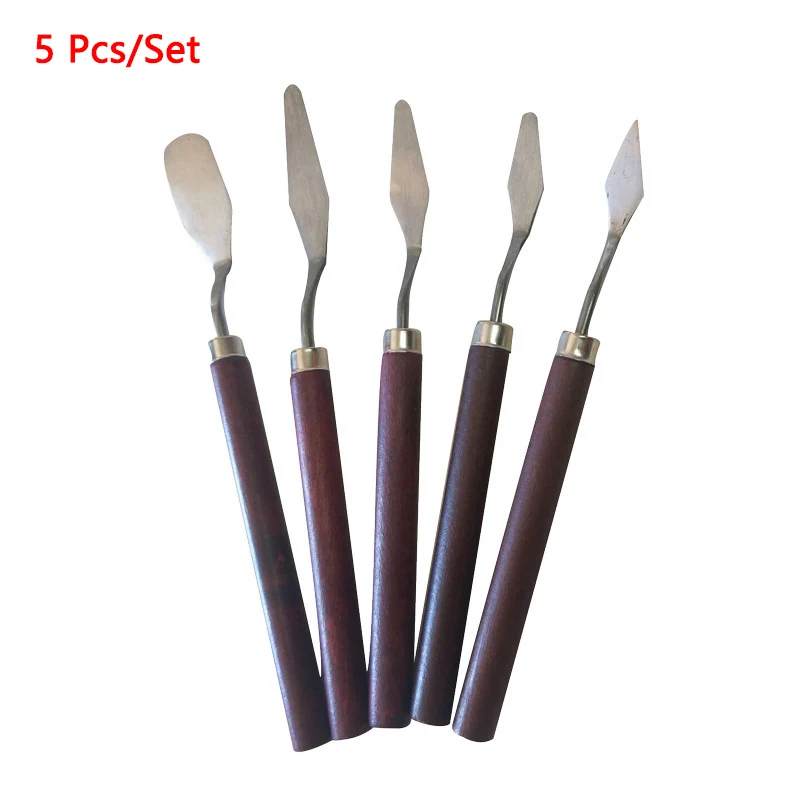 1/3/5/7Pcs Oil Painting Knife Stainless Steel Art Painting Drawing Stationery Tools Artist Spatula art supplies sketch 5