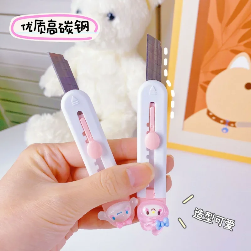 Cartoon Portable Utility Knife Paper Cutter Box Opener Letter Opener for Office School