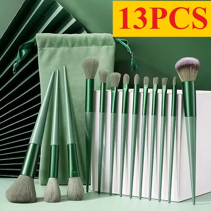 Soft Fluffy Makeup Brushes Set for Cosmetics Foundation Blush Powder Eyeshadow Kabuki Blending Makeup Brush Beauty Tool 1/13PCS Makeup Brush Set Makeup Brush Makeup Tool Set Makeup Tool