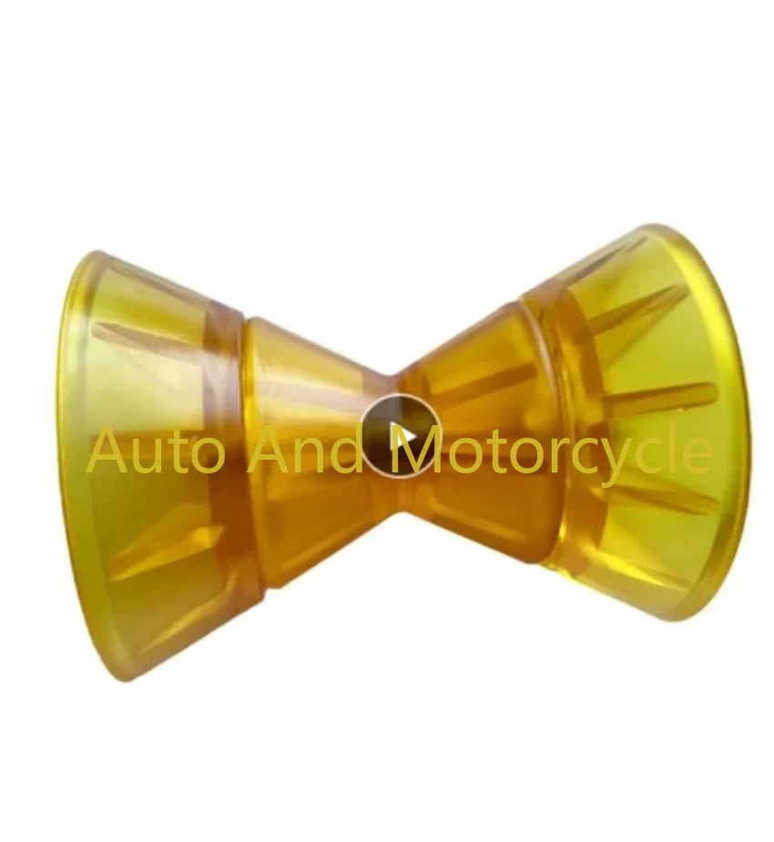 Vsenkes 3.5 Inch Bow Roller - Black Rubber Replacement For Boat Trailers