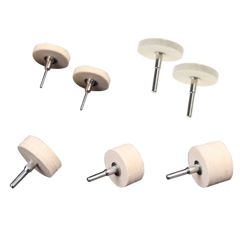

50mm Compressed Wool Disc Polishing Buffing Pads Felt Polishing