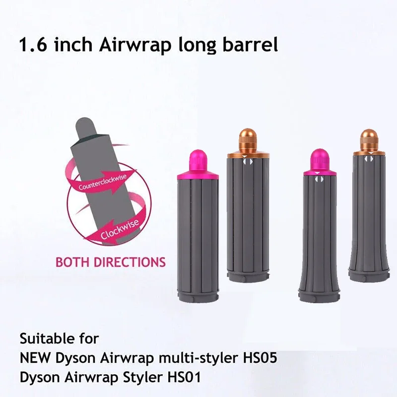 134mm Long Barrel Curling Nozzle For Dyson Airwrap HS05 HS01 Multi-Styler Hair Styler Automatic Curling Irons Dryer Attachments
