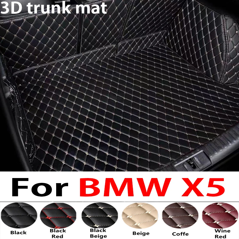 

Кожаный коврик для багажника автомобиля для BMW X5 F15 F85 2014-2018 5-местный подкладка для груза аксессуары