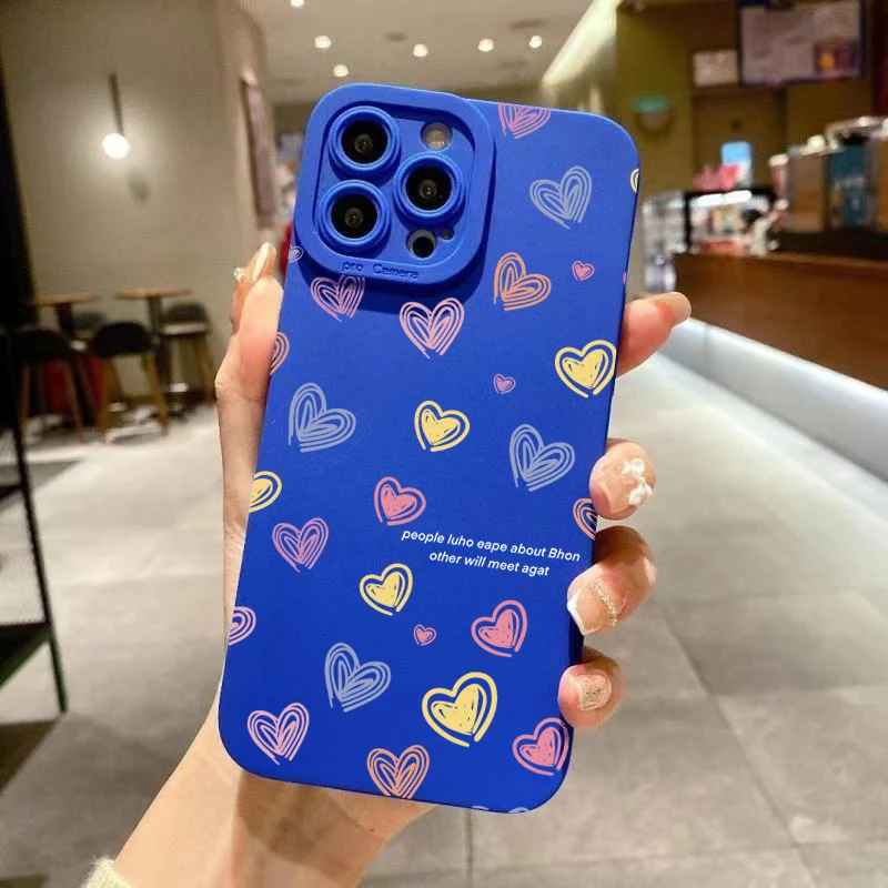 Love Happy Face Smile Protective Phone Case Cover