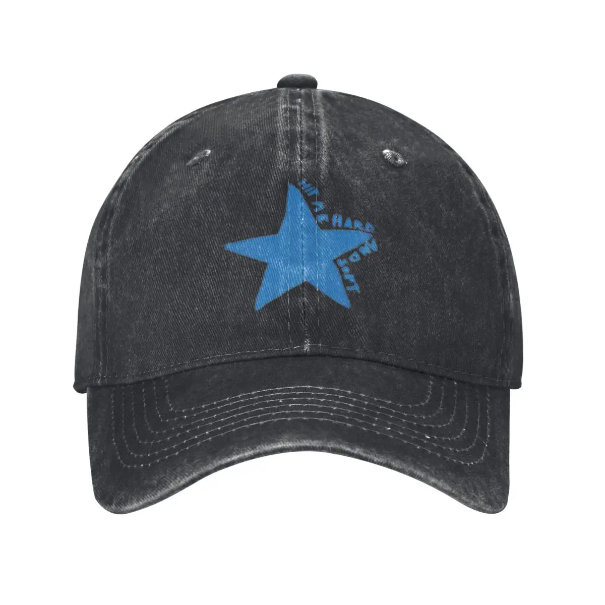 Blue Star Billies Unisex Baseball Caps Eilishs Distressed Denim Hats Cap Vintage Outdoor Summer Headwear baseball cap baseball hats baseball caps