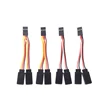 5PCS 7cm JR/Futaba Style Servo 1 To 2 Y Harness Leads Splitter Cable Male To Female Extension Lead Wire For RC Model Accessories 1