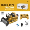 1/18 RC Excavator Control remote Car 2.4G Radio Controlled Car Caterpillar Tractor Model Engineering Building Construction Toys 6