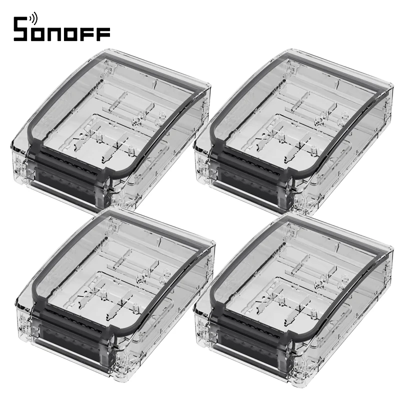 Sonoff Waterproof Box R2 Resistente All'Acqua Compatibile Con Sonoff Th Elite/ Th Origin/ Pow Elite/ Pow Origin/ M5/ Tx/ Nspanel