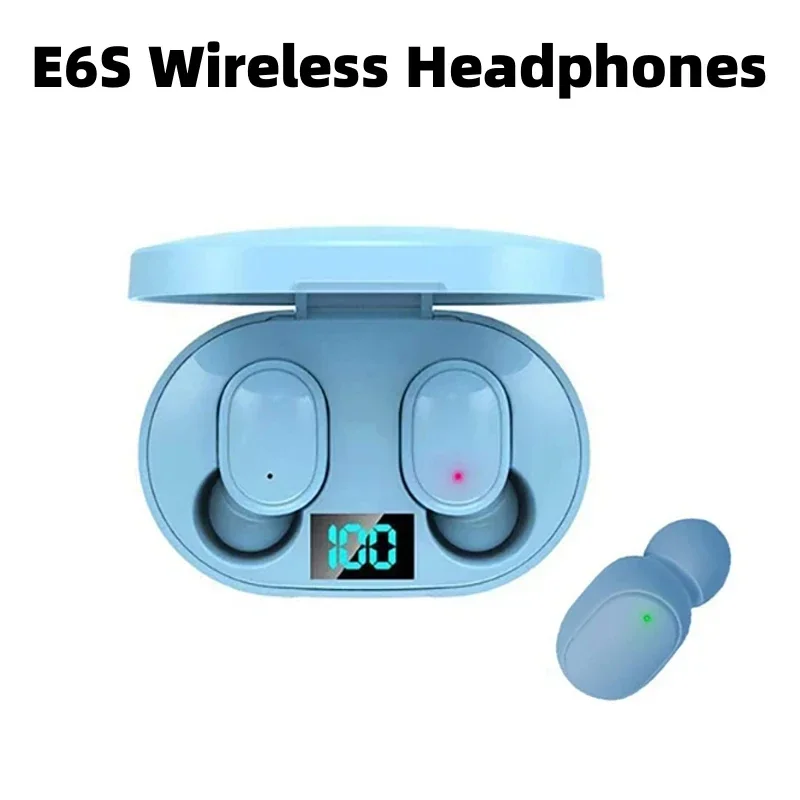 

TWS E6S in Ear Wireless Bluetooth Earphones Wireless Headphones for Noise Reduction Headset with Mic Bluetooth Earphones