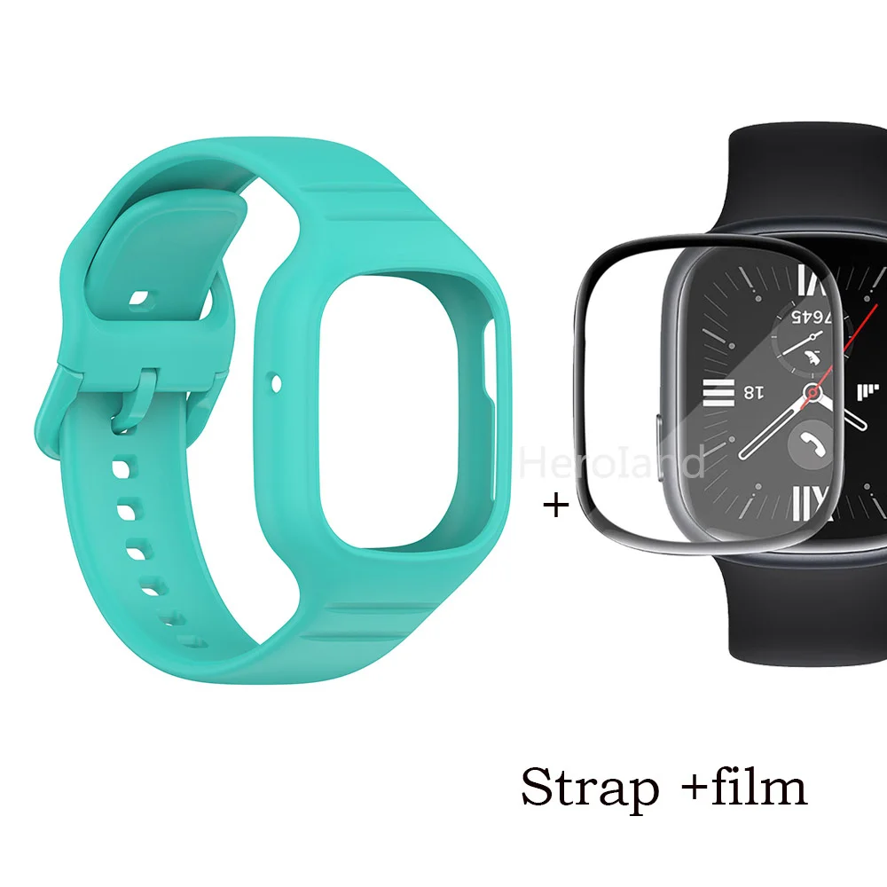 Sport Silicone Smartwatch Wristband - Premium Strap and Bracelet Accessories, 2-in-1 Design
