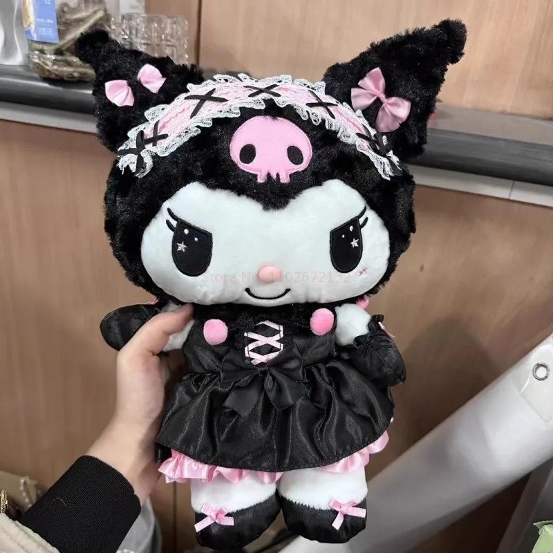 

Anime Sanrioed Lolita My Melody Kuromi Cinnamoroll Plushie Doll Backpack Cartoon Plush Portable Storage Shoulder Bag Girl Gift