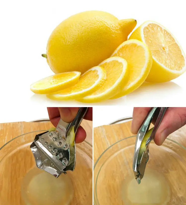 

Stainless Steel Lemon Clip Household Manual Juicer Tool Fruit Juicer Lemon Juicer Squeezer