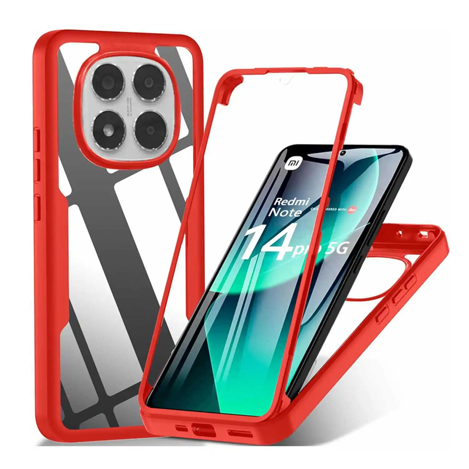 Durable 360° Full Body Case with Built-in Screen Protector Cover