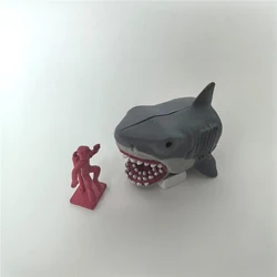Cartoon Anime Sea Life Jaw Scene Ornament - Great White Shark Simulation Toy Figure - Limited Edition Collectible Gift for 5 - 9cm (C)
