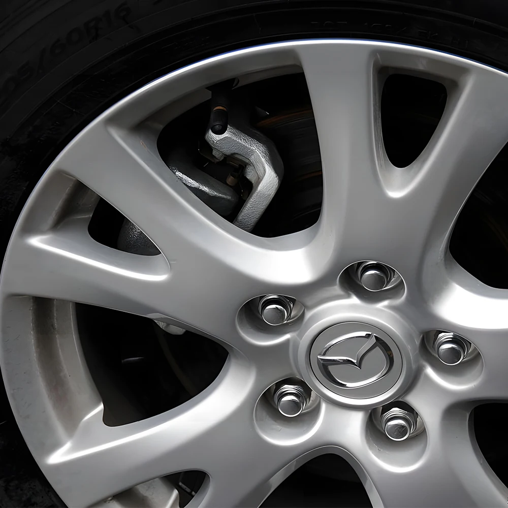 Wheel Center Caps 4PCS 56mm For Mazda 2 3 5 6 7 323 626 RX7 RX8 MX3 MX5 Axela Atenza