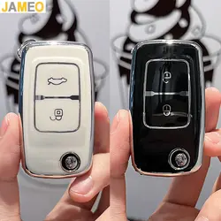 TPU Remote Flip Car Key Shell Fob Cover Case For Chery Tiggo A5 A1 E5 A3 Fulwin Cowin EASTER Models 2009 Keychain Protector